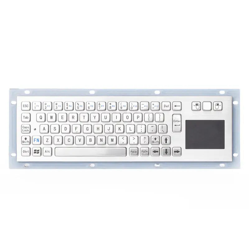 Multi Metal Rodded Keyboard Instrument Ultra-thin IP65 Rugged Industrial Metal Keyboards With Touchpad-DAVO ...