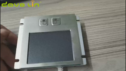 Mini USB Waterproof Industrial Touchpad Mouse With Stainless Steel Panel Mount For Explosion-Proof Box